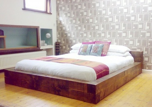 Chunky wooden loft bed - chunky, double