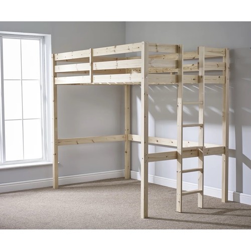 Wooden high sleeper double - sleeper, bed