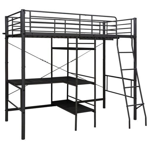 Bunk bed with - bed,