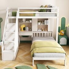 Kids Bunk Bed with Desk &