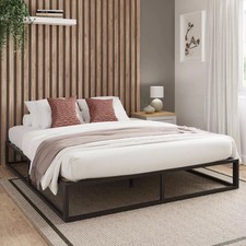 Black Metal Loft Bed Urban