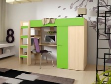 Loft bed double bunk bed bed