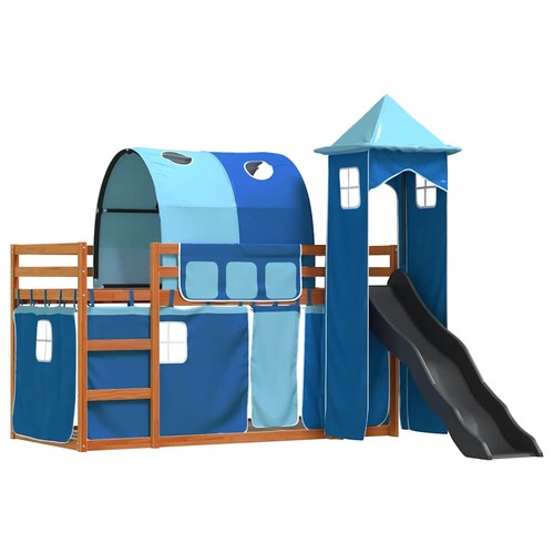 Bunk bed with - bunk, slide