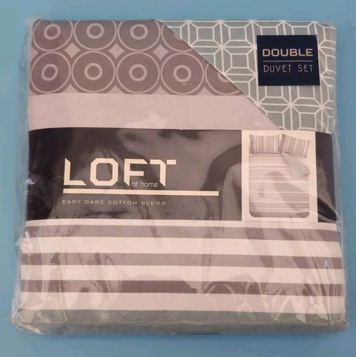 Loft geo stripe - stripe, bed