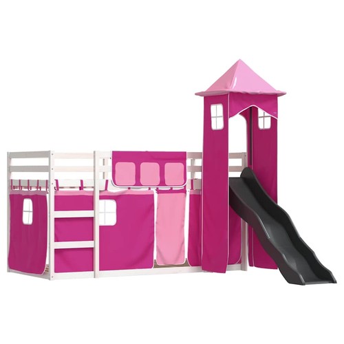 Bunk bed with - bed, and